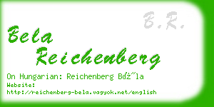 bela reichenberg business card